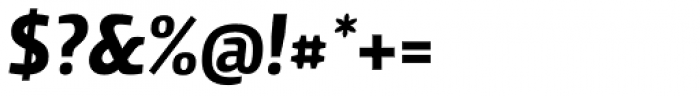 Yalta Sans Pro ExtraBold Italic Font OTHER CHARS