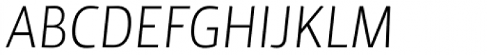 Yalta Sans Pro Light Italic Font UPPERCASE