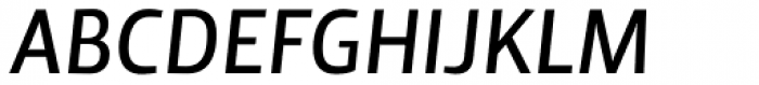Yalta Sans Std Medium Italic Font UPPERCASE