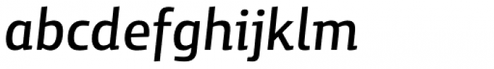 Yalta Sans Std Medium Italic Font LOWERCASE