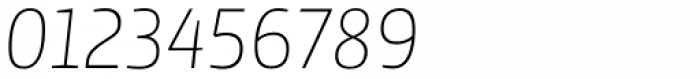 Yalta Sans Std Thin Italic Font OTHER CHARS