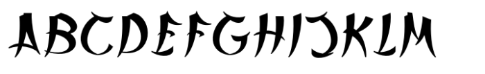 Yamaji Font UPPERCASE