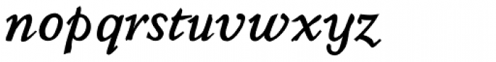 Yan 333 Pro Bold Italic Font LOWERCASE