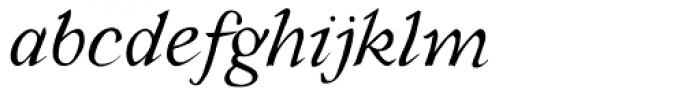 Yan Newstyle JY Italic Font LOWERCASE