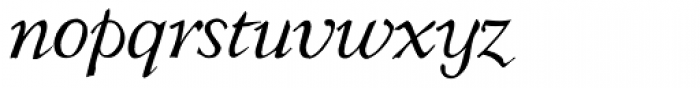 Yan Newstyle JY Italic Font LOWERCASE