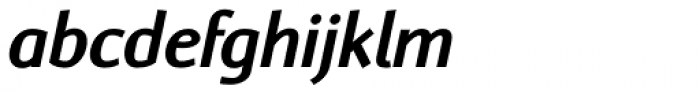 Yang SemiBold Italic Font LOWERCASE