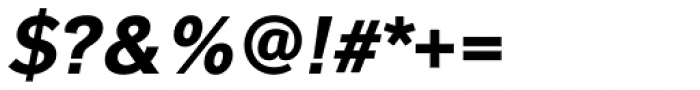 Yanus Bold Italic Font OTHER CHARS