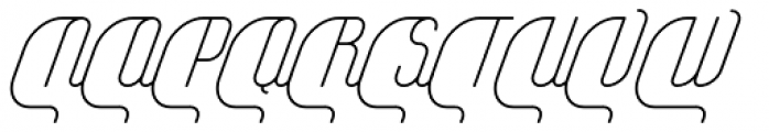 Yasemin Light Italic Font UPPERCASE
