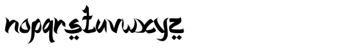 Yasin Font LOWERCASE