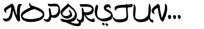 Yasirah Font UPPERCASE