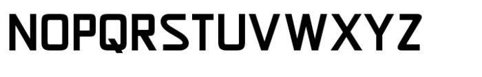 Yasmeen Tech Bold Font UPPERCASE