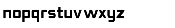 Yasmeen Tech Bold Font LOWERCASE