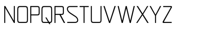 Yasmeen Tech Light Font UPPERCASE
