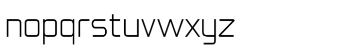 Yasmeen Tech Light Font LOWERCASE