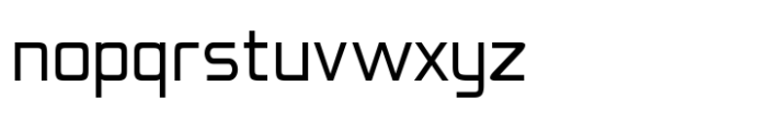 Yasmeen Tech Regular Font LOWERCASE