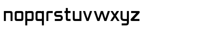 Yasmeen Tech Semi Bold Font LOWERCASE
