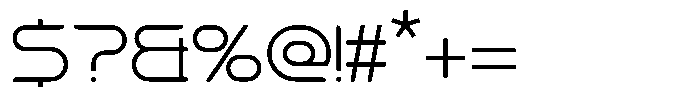 Yasno S Extra Light Font OTHER CHARS