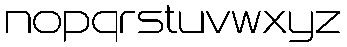 Yasno S Extra Light Font LOWERCASE