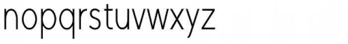 Yassitf Condensed Thin Font LOWERCASE