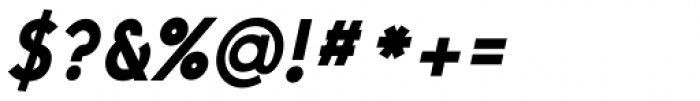Yassitf Extra Bold Italic Font OTHER CHARS