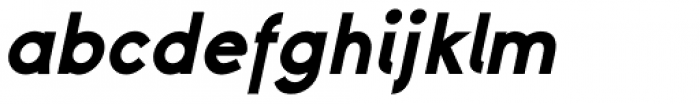 Yassitf Extra Bold Italic Font LOWERCASE