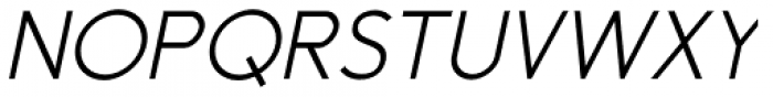 Yassitf Light Italic Font UPPERCASE