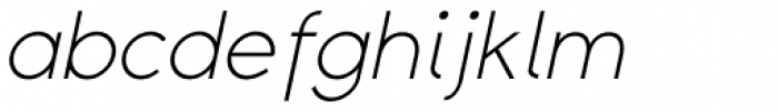 Yassitf Thin Italic Font LOWERCASE