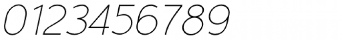 Yassitf Ultra Thin Italic Font OTHER CHARS
