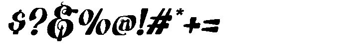 Yasuhiro Italic Font OTHER CHARS