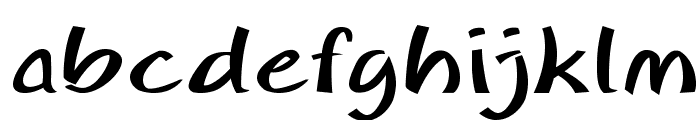 Yangtze-ExpandedBold Font LOWERCASE