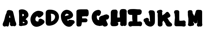 YBStrawberryPudding Font LOWERCASE