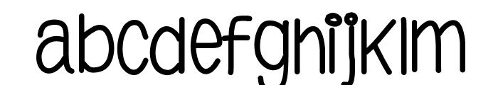 YBTallPretty Font LOWERCASE