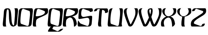 YBandTuner-Regular Font UPPERCASE