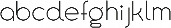 YD Modernist Light otf (300) Font LOWERCASE