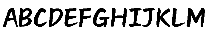 Yeongjuseonbi Regular Font UPPERCASE