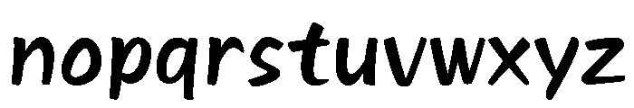 Yeongjuseonbi Regular Font LOWERCASE
