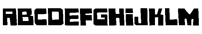 Yerk Bold Font UPPERCASE