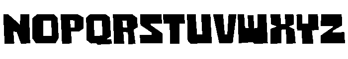 Yerk Bold Font LOWERCASE