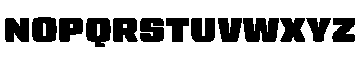 Yerk Extra Bold Font UPPERCASE