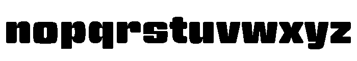 Yerk Extra Bold Font LOWERCASE