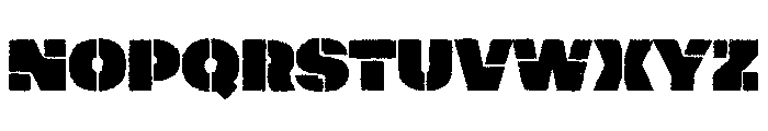 Yerk Heavy Font UPPERCASE