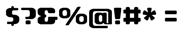 Yerk Medium Font OTHER CHARS