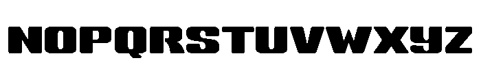 Yerk Medium Font UPPERCASE
