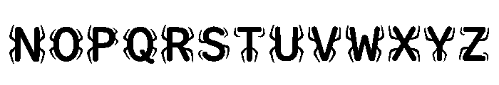 Yehoshua Regular Font UPPERCASE