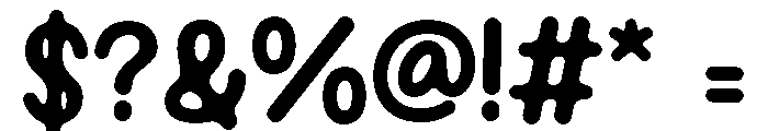Yellow Banana Regular Font OTHER CHARS