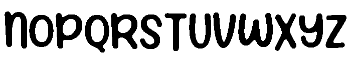 Yellow Banana Regular Font UPPERCASE