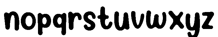 Yellow Banana Regular Font LOWERCASE