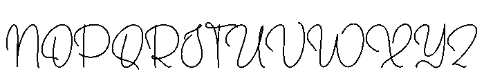 Yellow Pastel Font UPPERCASE