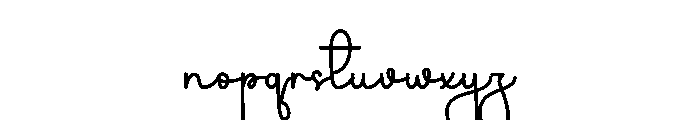 Yellow Pastel Font LOWERCASE
