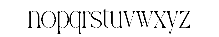 Yerindar Font LOWERCASE